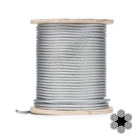 Fune In Acciaio Inox 3mm X 5m - Morbida, Flessibile, 7x19 Fili, V4A A4, Per Nautica, Pesca, Fai Da Te - Foto 2