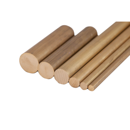 Mässing Ms58 stång Ø0.4-400mm massivt material 2.0401 runt material