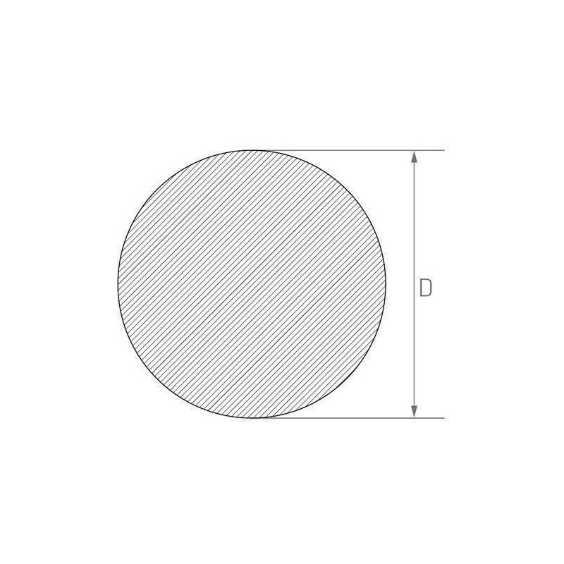 Stål Gost xn77tur Stav khN77tur från 1 till 360mm ei437b Rundstav hN77tur Rundmaterial