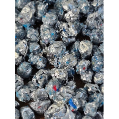 Aluminiumgranulat 99% återvunnet aluminium 100gr-10kg