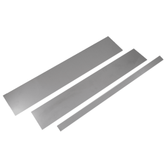 Rostfritt stål 316 Ti plattstång 1.4571 V4A plåtband 20x0,5 mm–90x6 mm avkapning band