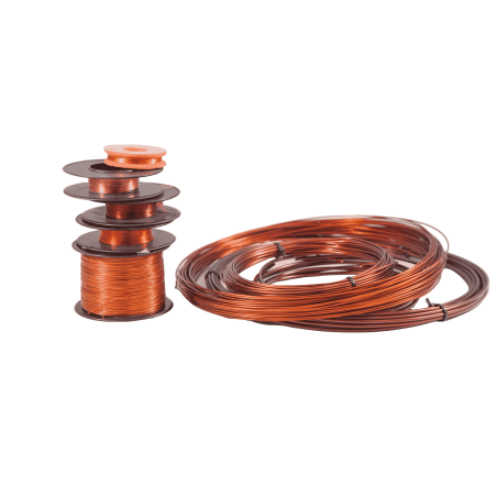 1-500 meter koppartråd Ø0,05-12mm Cu 99,9 lackerad tråd wnr 2.0090 hantverkstråd